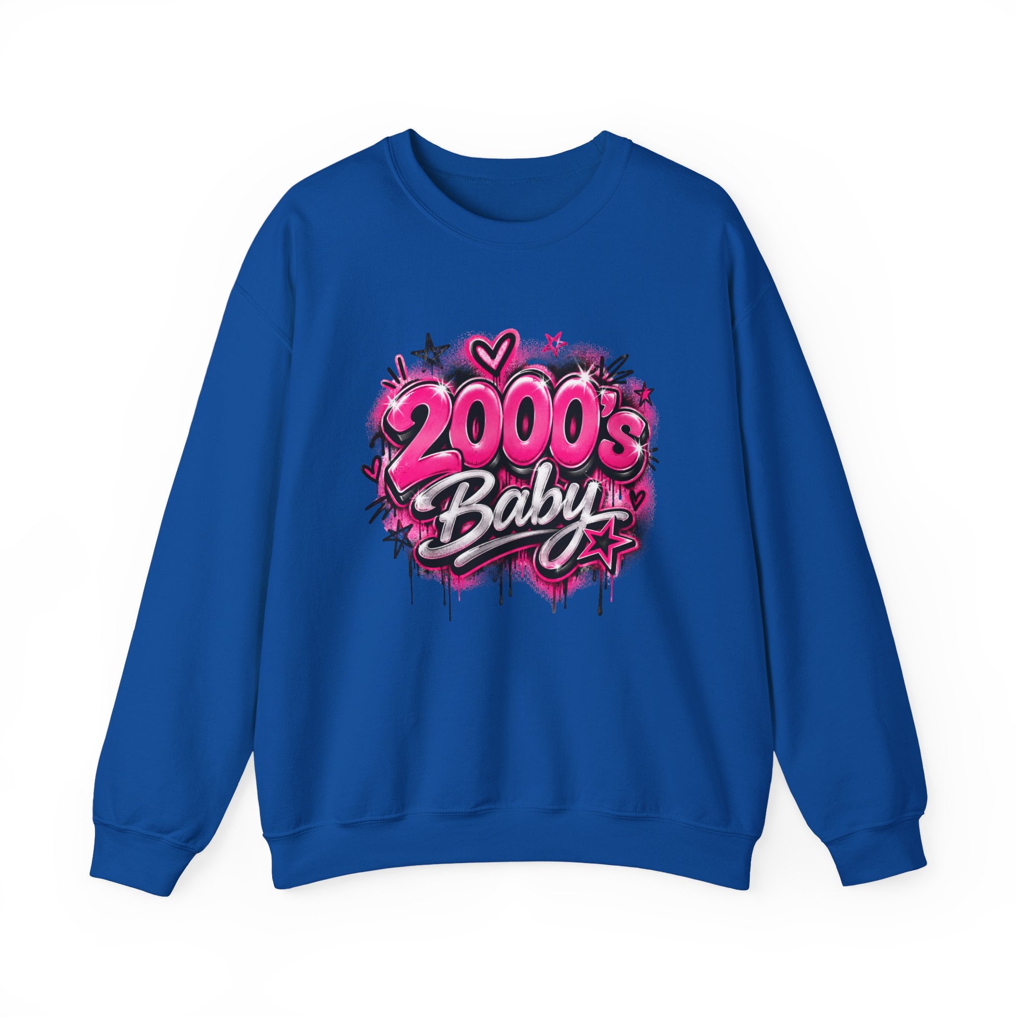 2000s Baby Graffiti Nostalgia Crewneck Sweatshirt