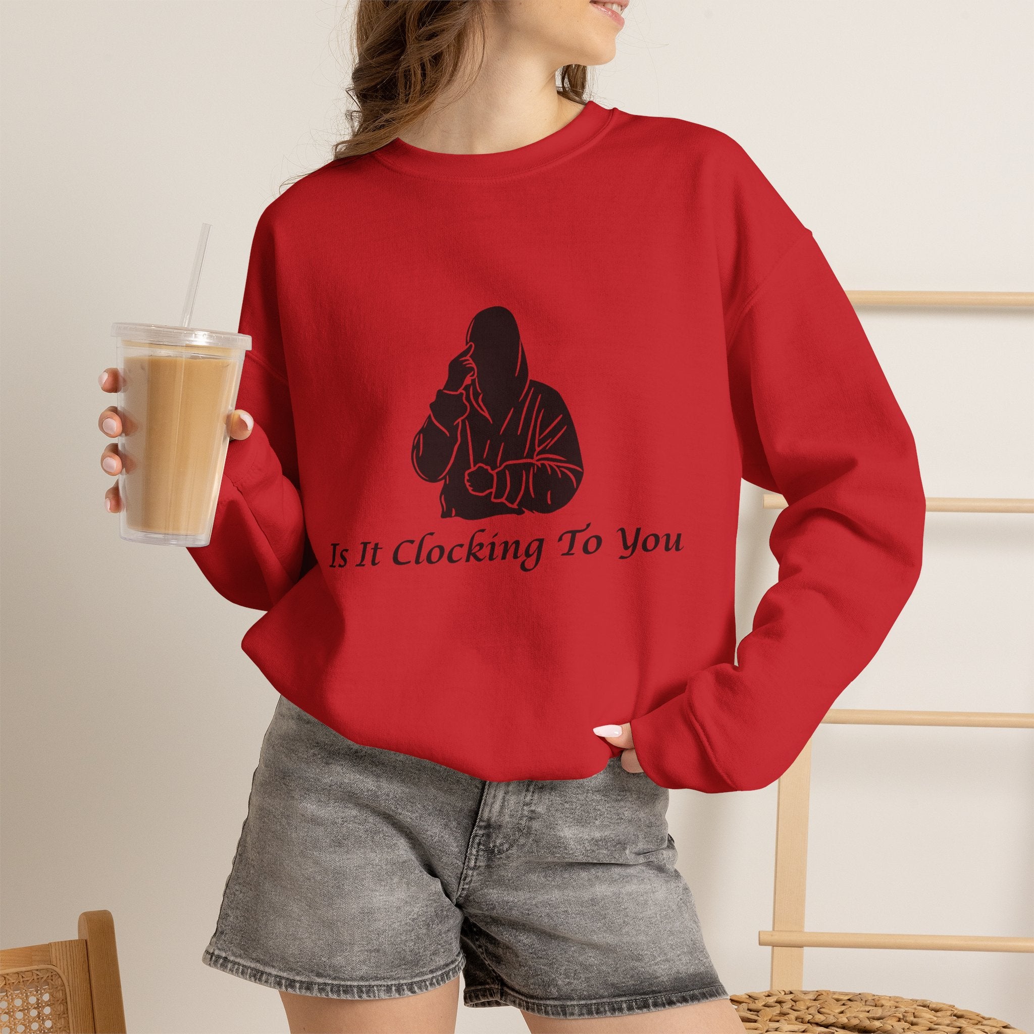 Is It Clocking Crewneck