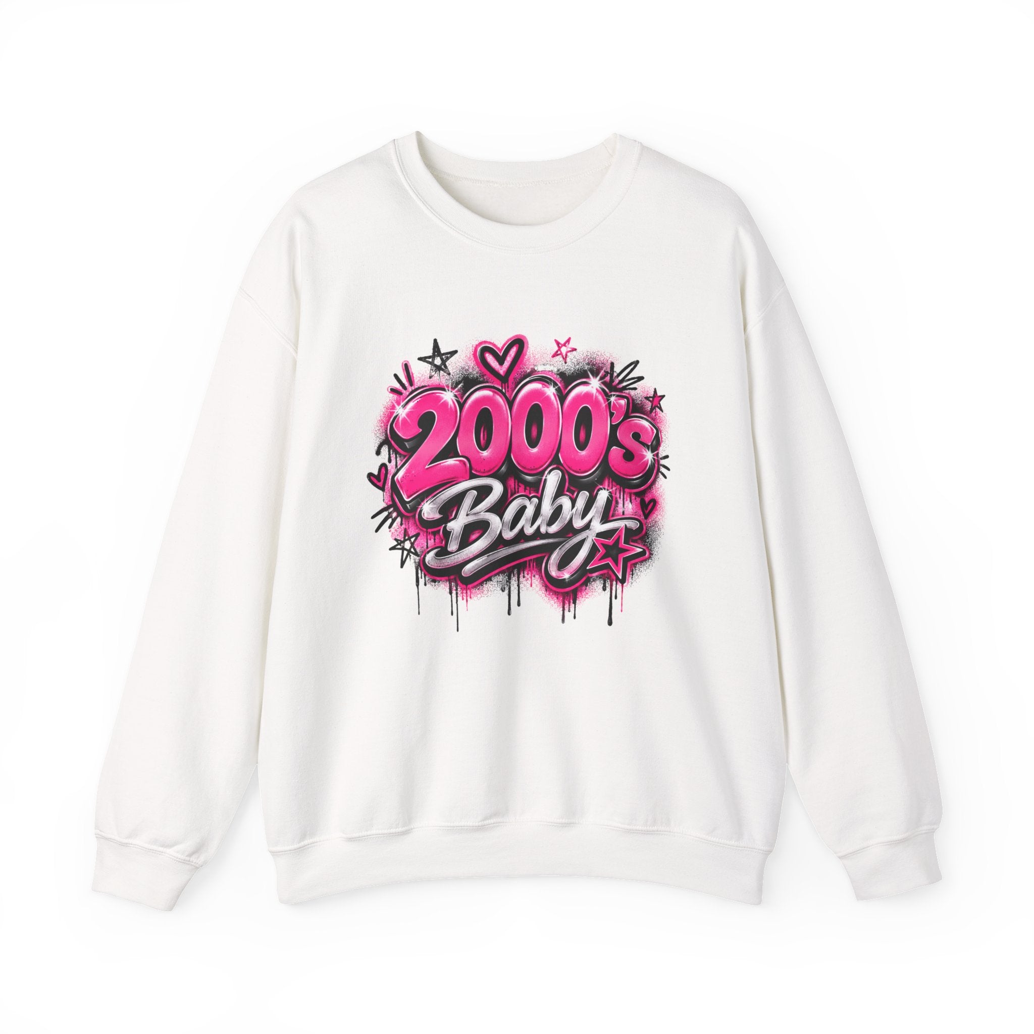 2000s Baby Graffiti Nostalgia Crewneck Sweatshirt