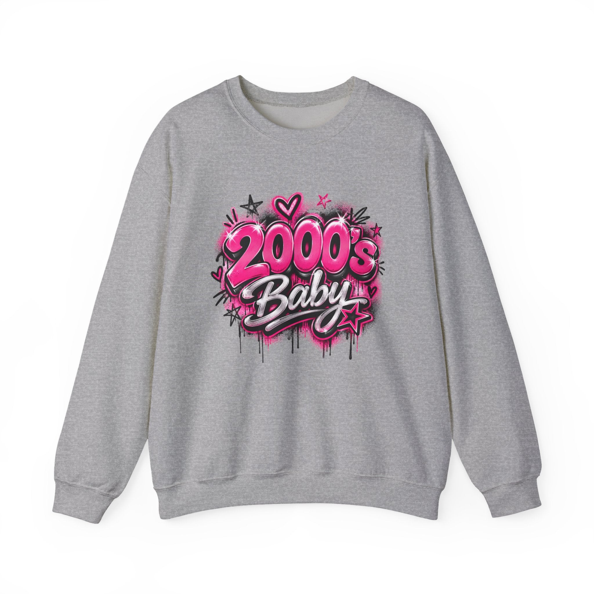 2000s Baby Graffiti Nostalgia Crewneck Sweatshirt