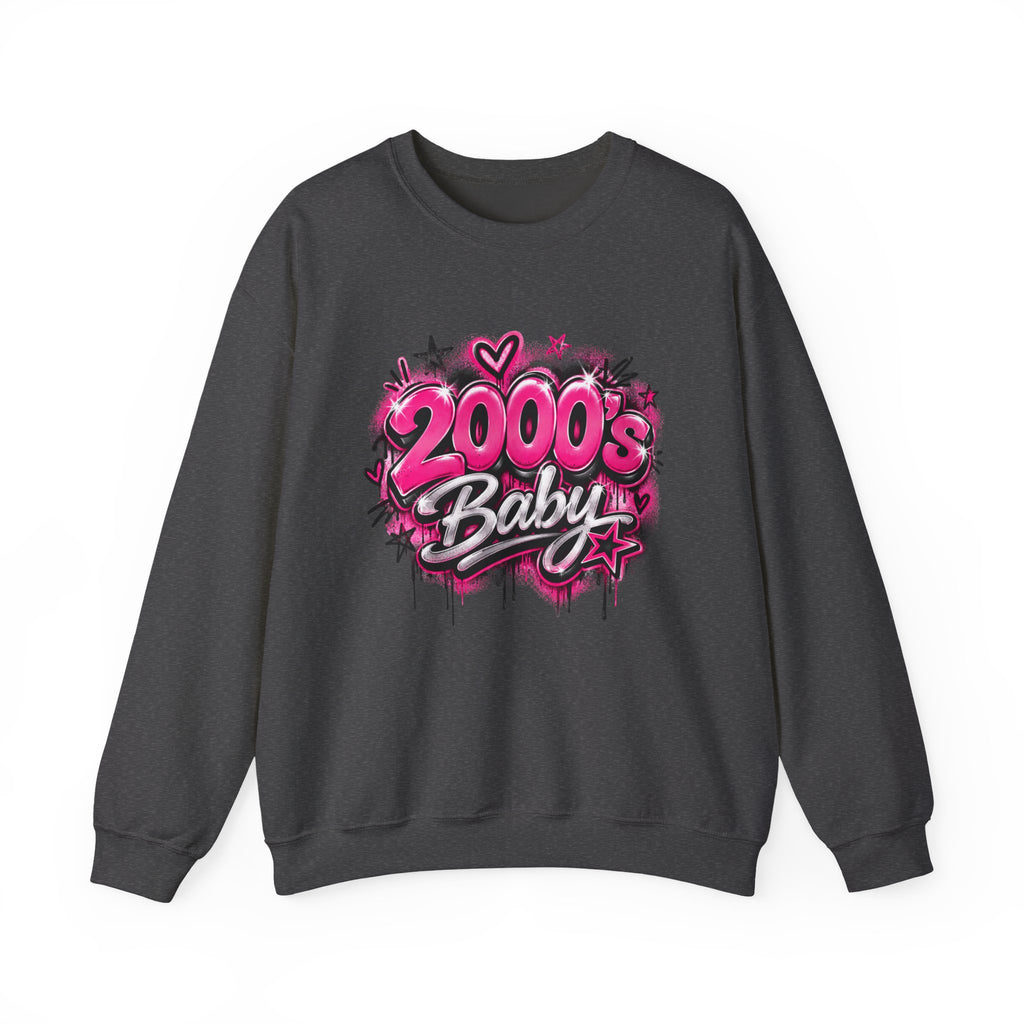 2000s Baby Graffiti Nostalgia Crewneck Sweatshirt