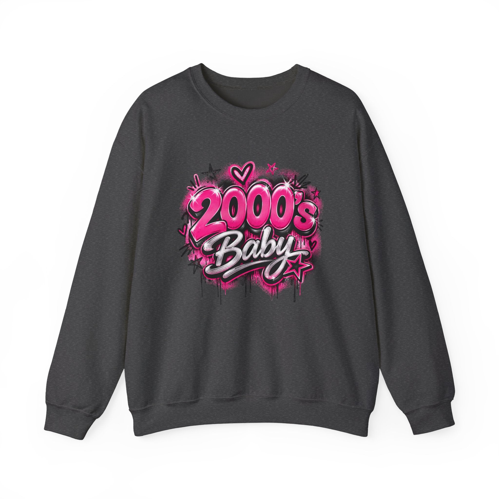 2000s Baby Graffiti Nostalgia Crewneck Sweatshirt