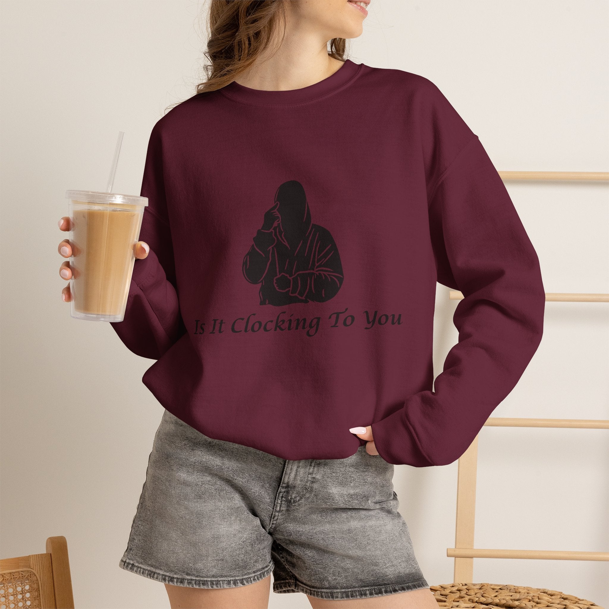 Is It Clocking Crewneck