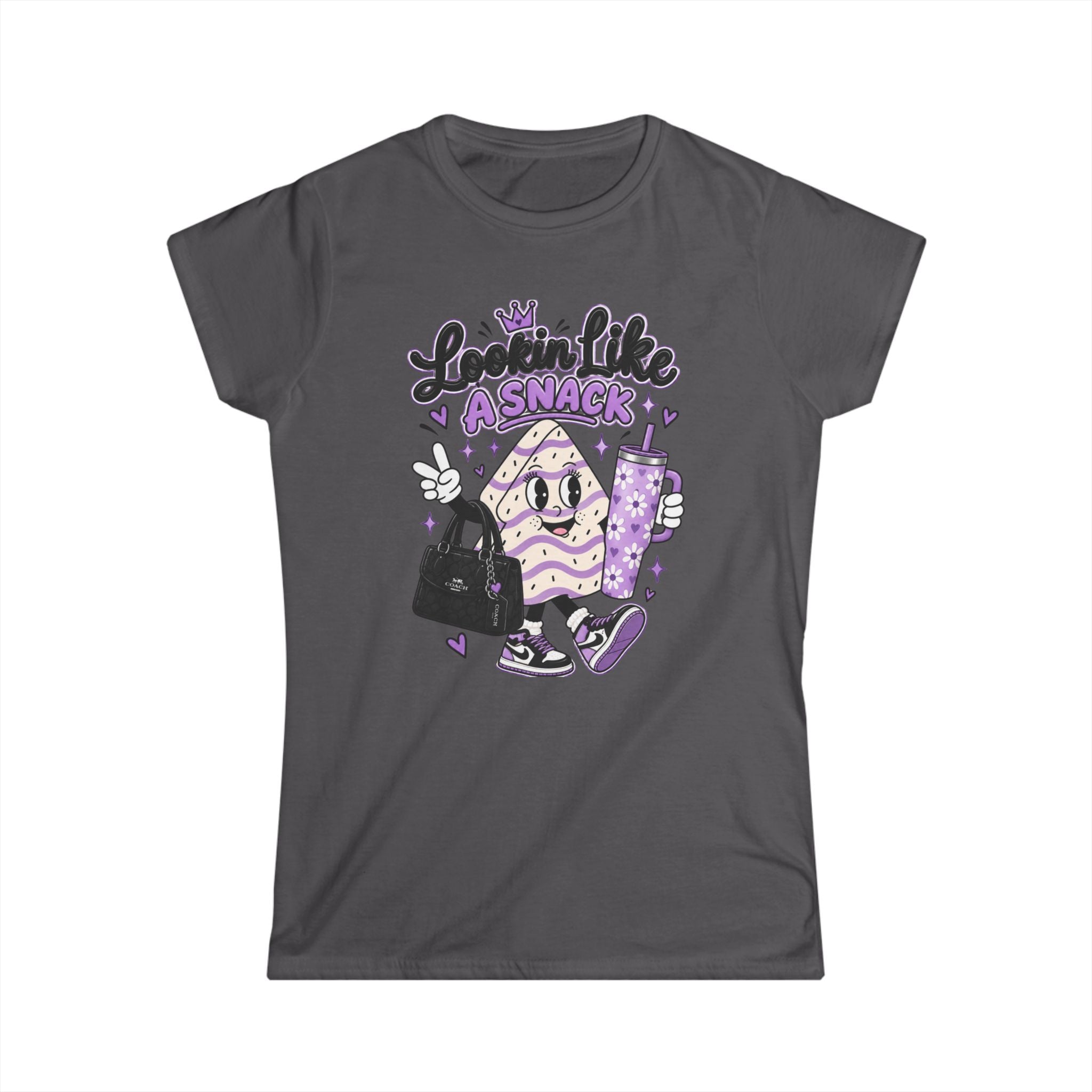 Lookin’ Like a Snack Purple Glam Women’s Softstyle Tee