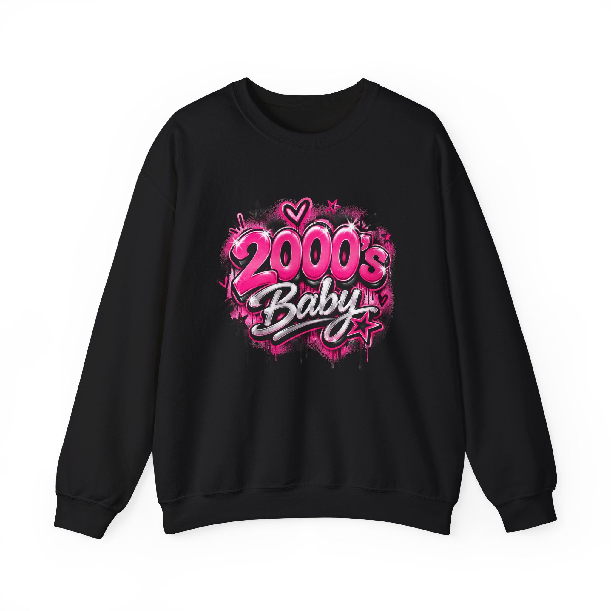 2000s Baby Graffiti Nostalgia Crewneck Sweatshirt