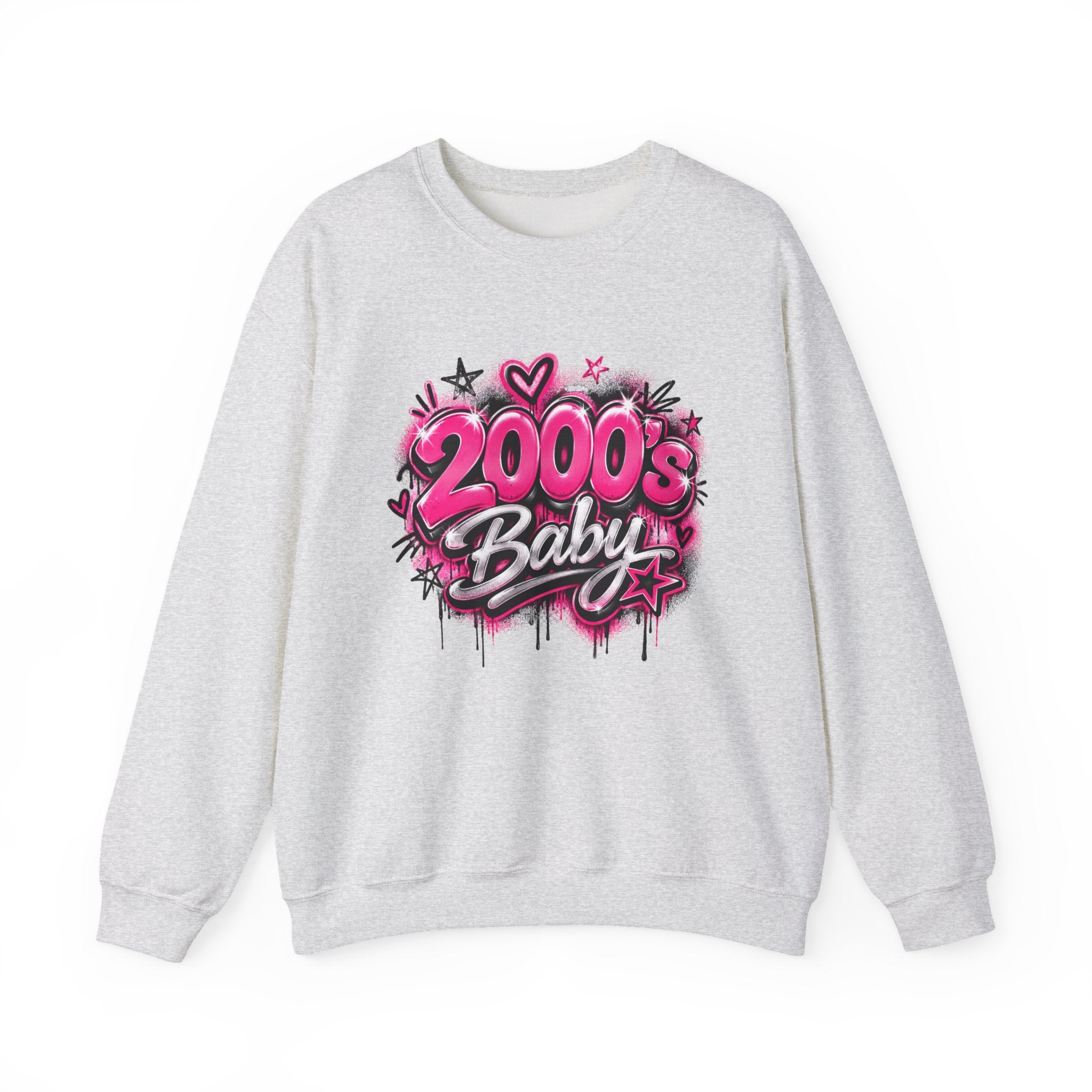 2000s Baby Graffiti Nostalgia Crewneck Sweatshirt