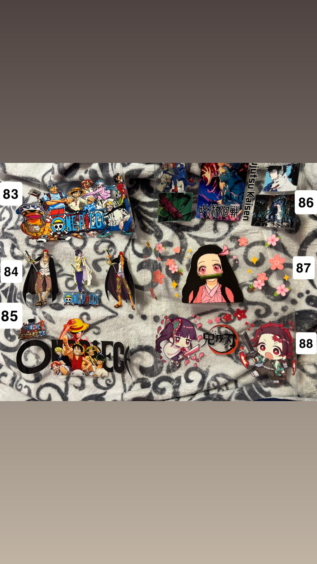 Anime Decals