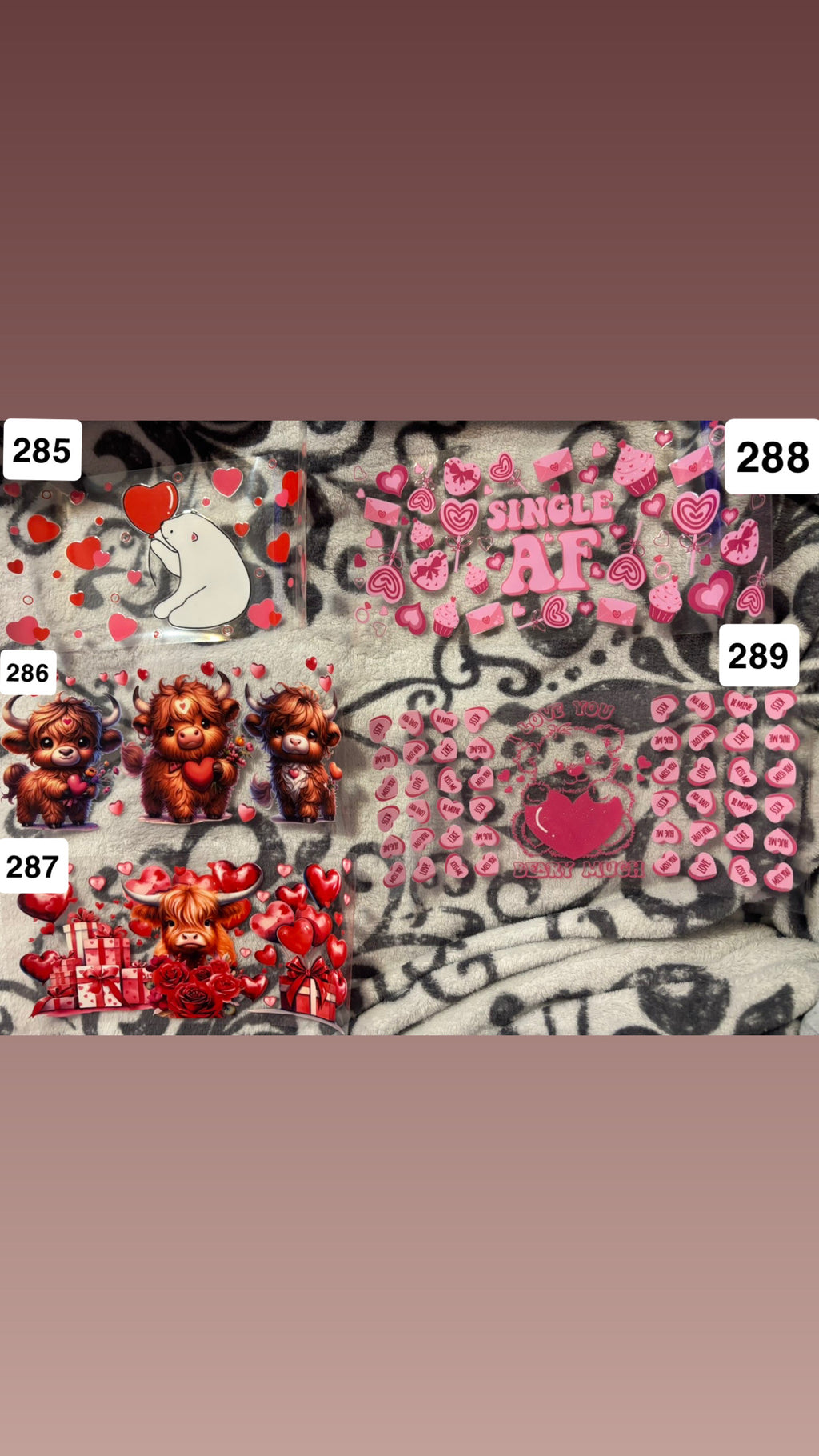 Valentine Decals