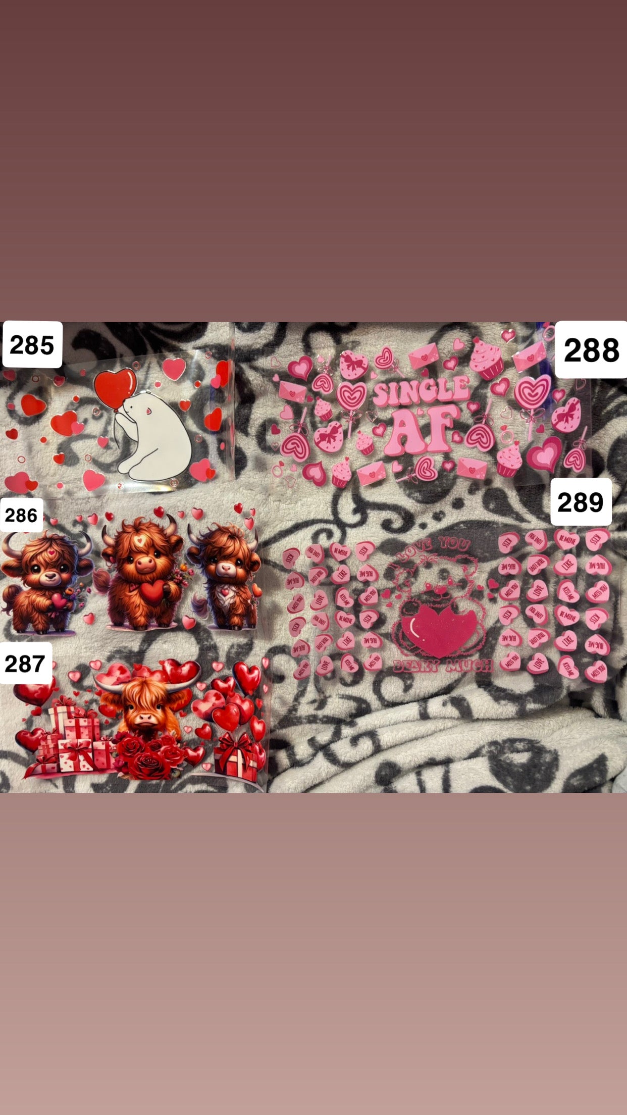Valentine Decals