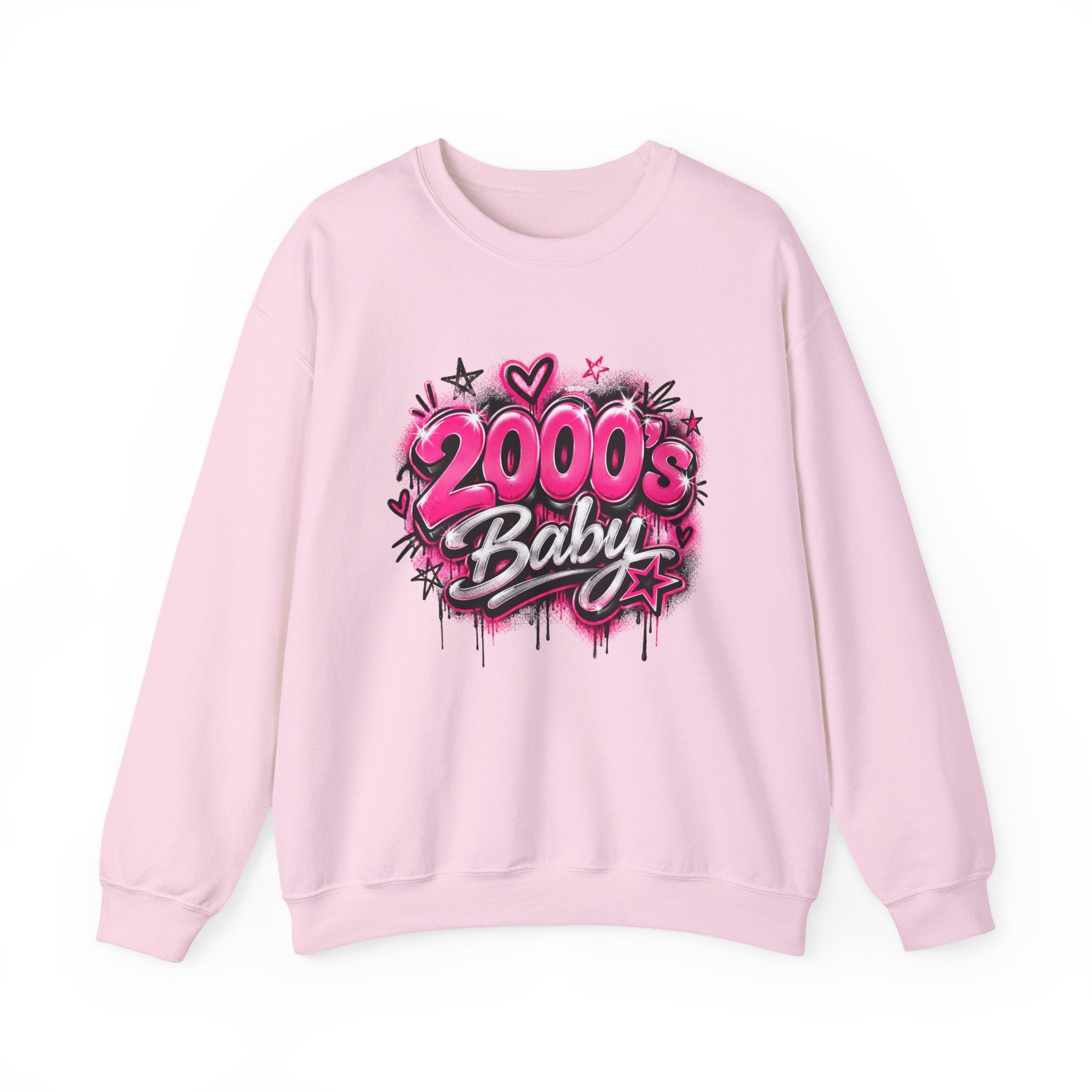 2000s Baby Graffiti Nostalgia Crewneck Sweatshirt