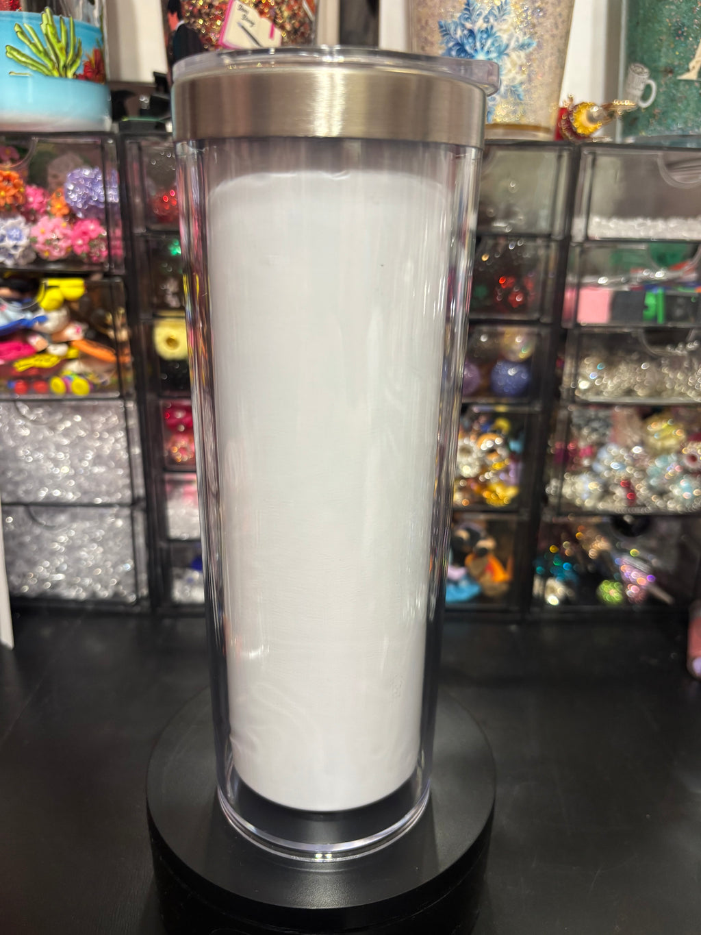 20oz Stainless Steel Snow Globe Cup
