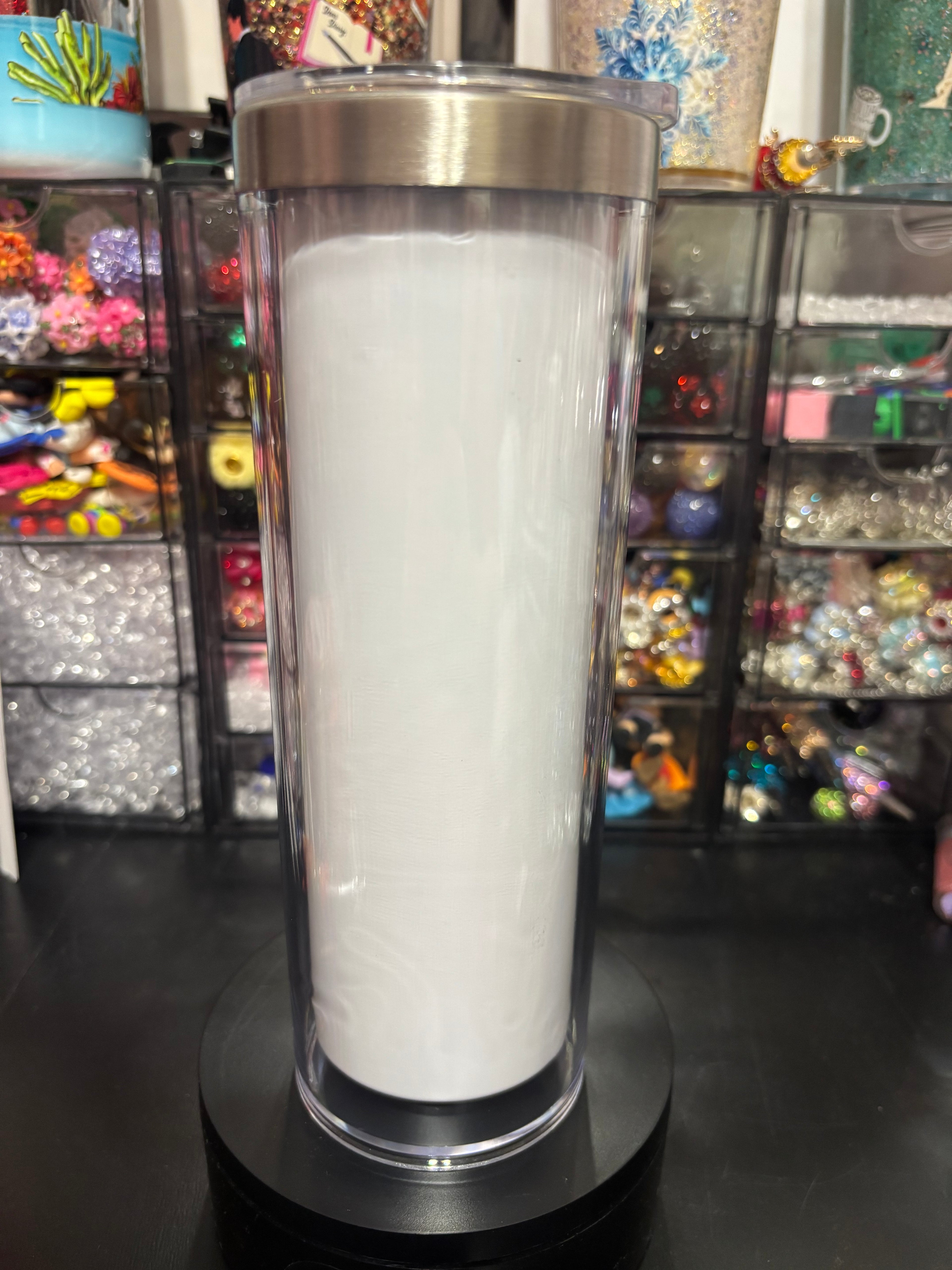 20oz Stainless Steel Snow Globe Cup