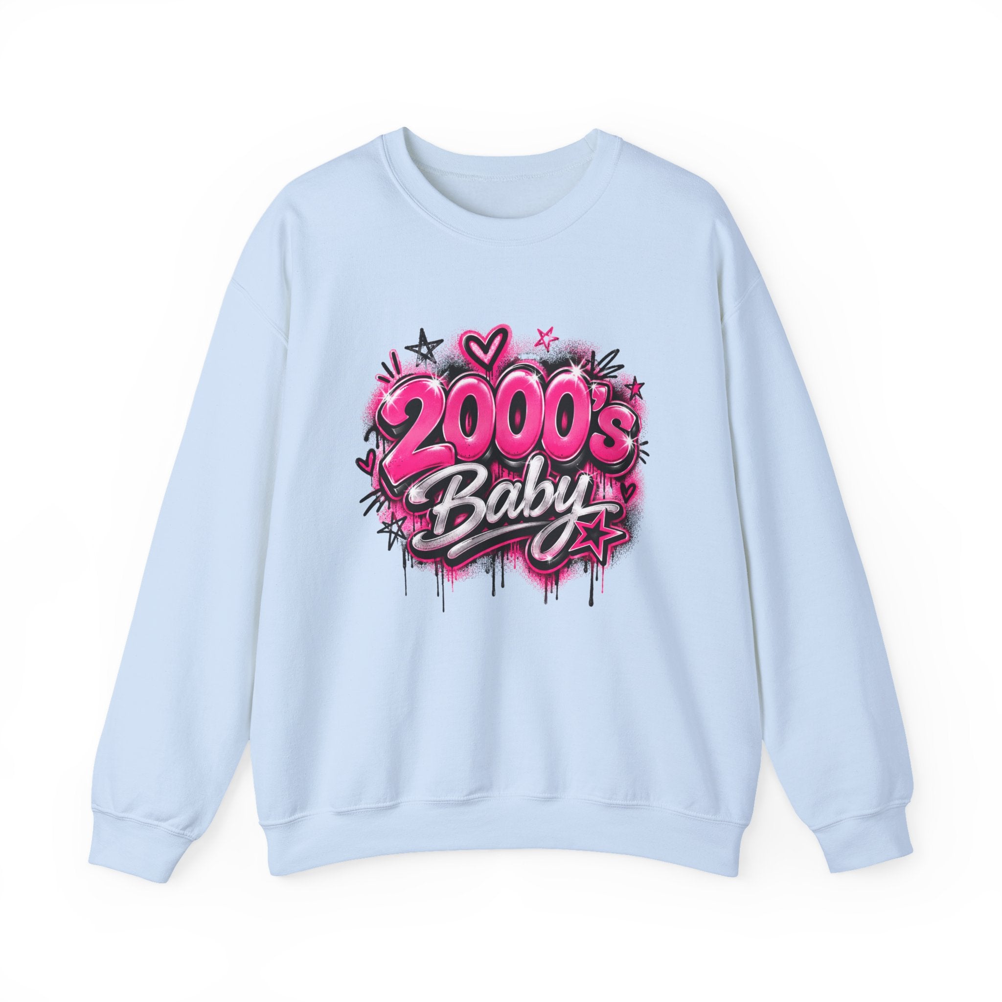 2000s Baby Graffiti Nostalgia Crewneck Sweatshirt