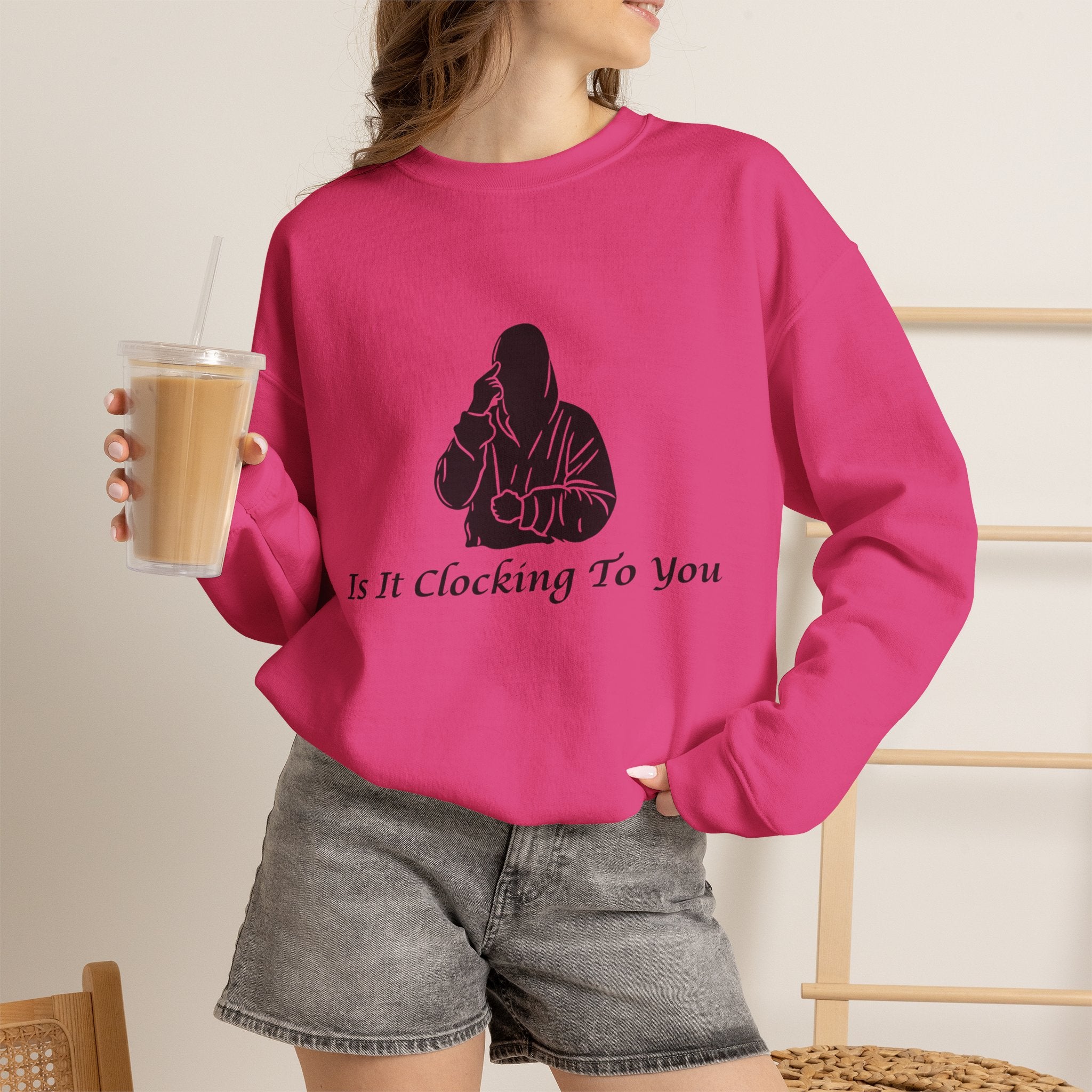 Is It Clocking Crewneck