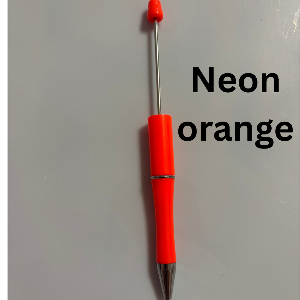 Orange Beadable Pens