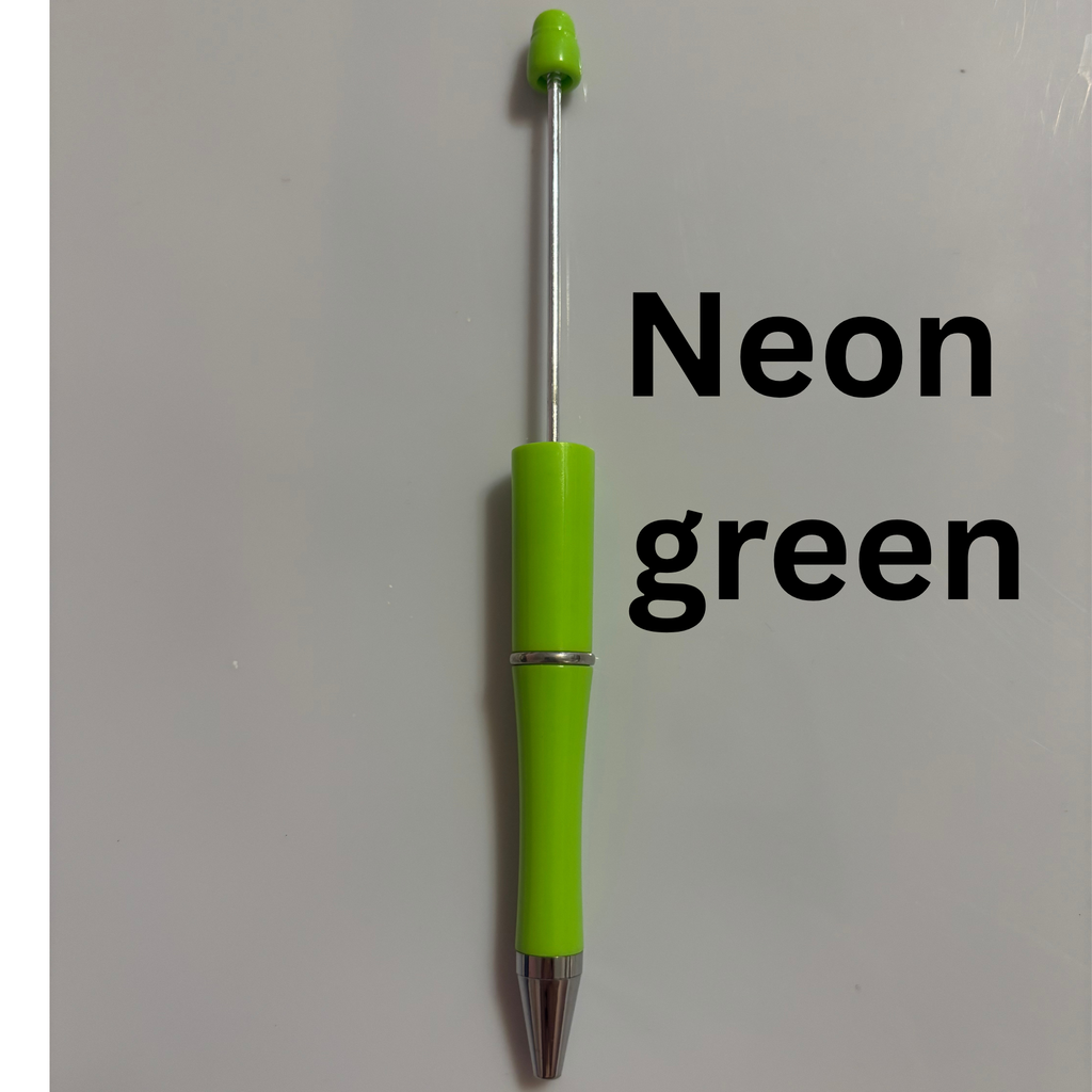 Green Beadable Pens