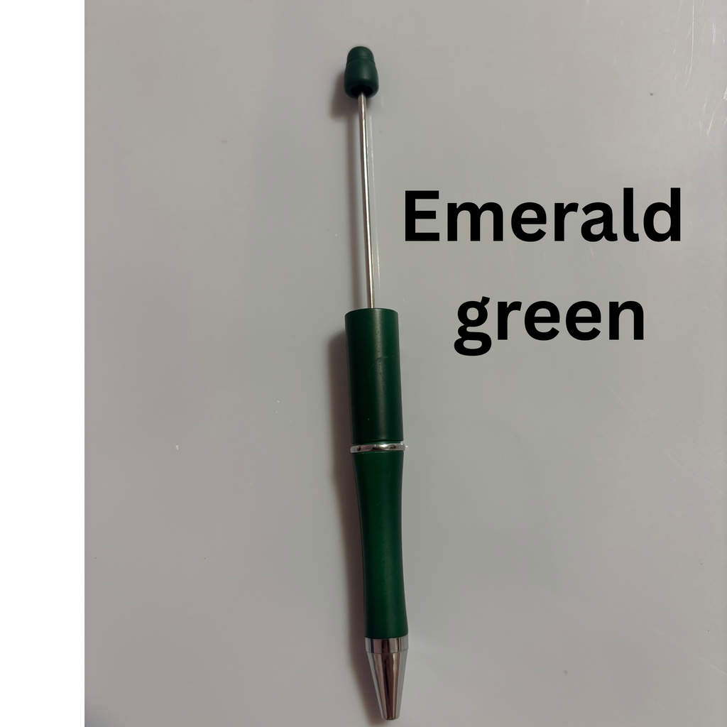 Green Beadable Pens