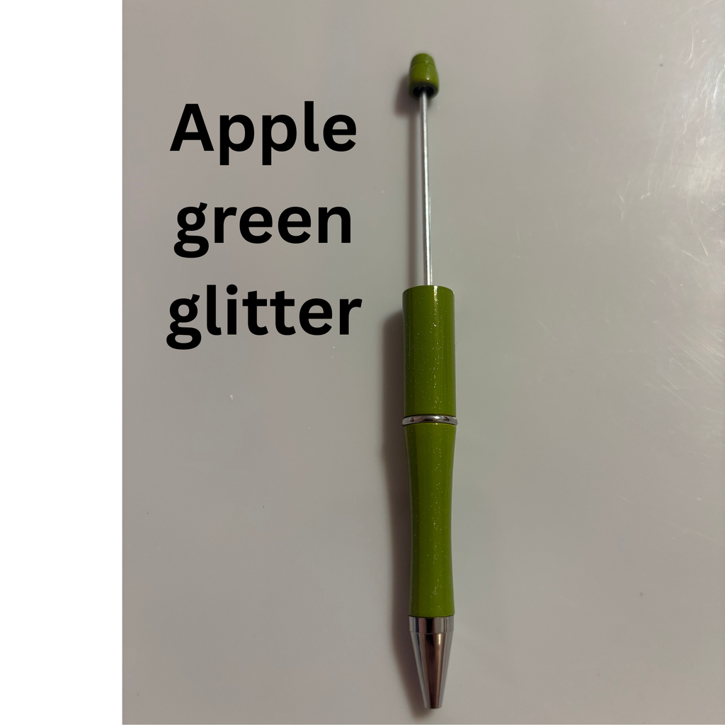 Green Beadable Pens