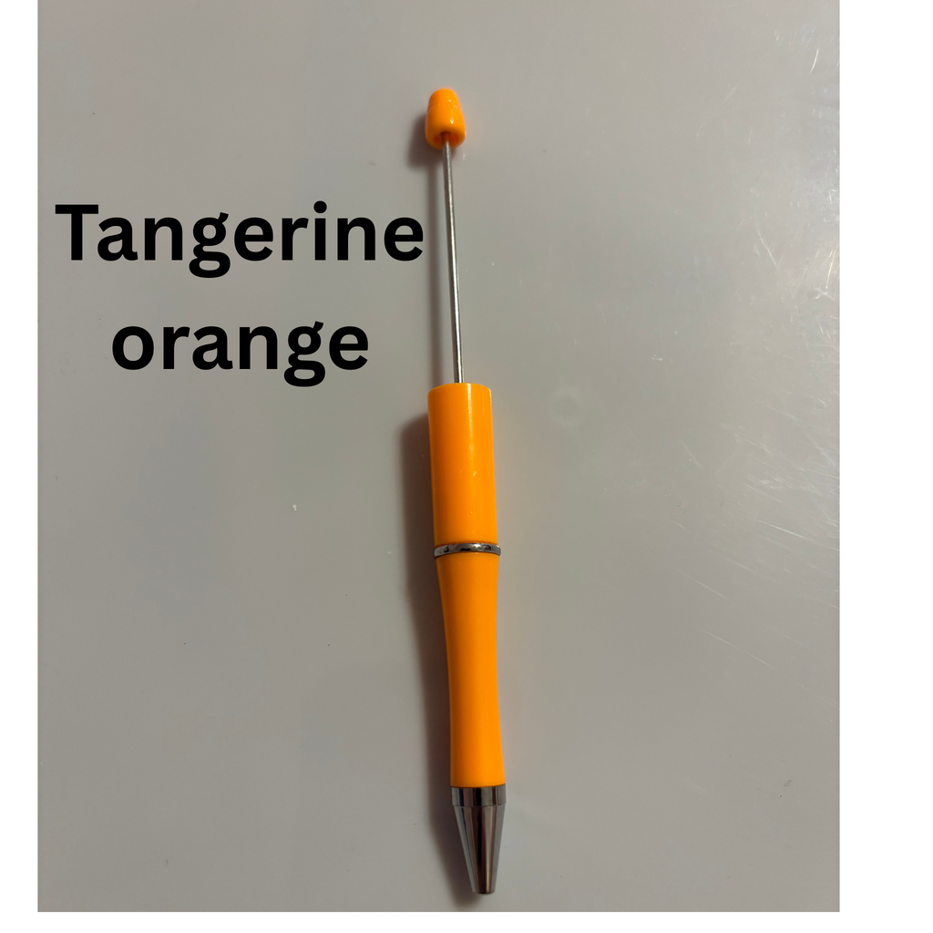 Orange Beadable Pens
