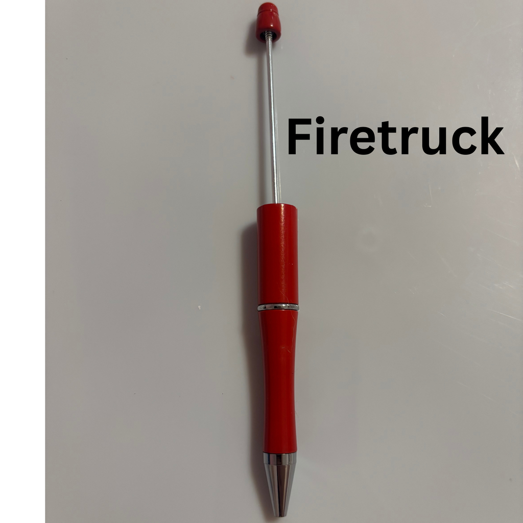 Red Beadable Pens
