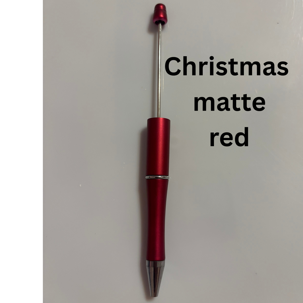 Red Beadable Pens