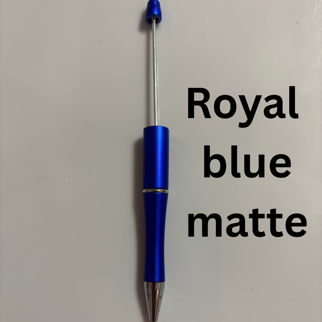 Blue Beadable Pens
