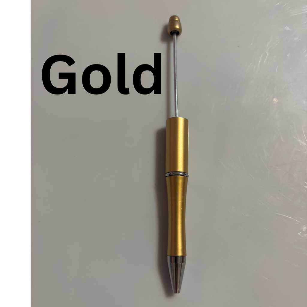 Gold, Silver Beadable Pens