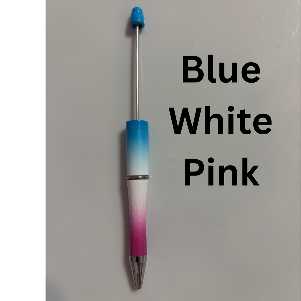 Ombre Glitter Beadable Pens