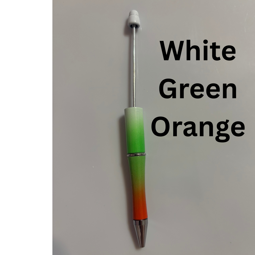 Ombre Glitter Beadable Pens