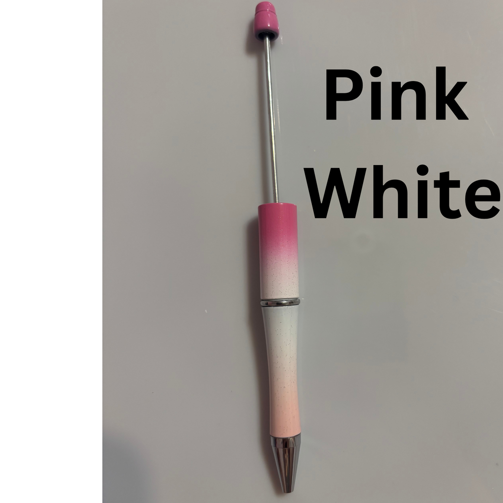 Ombre Glitter Beadable Pens