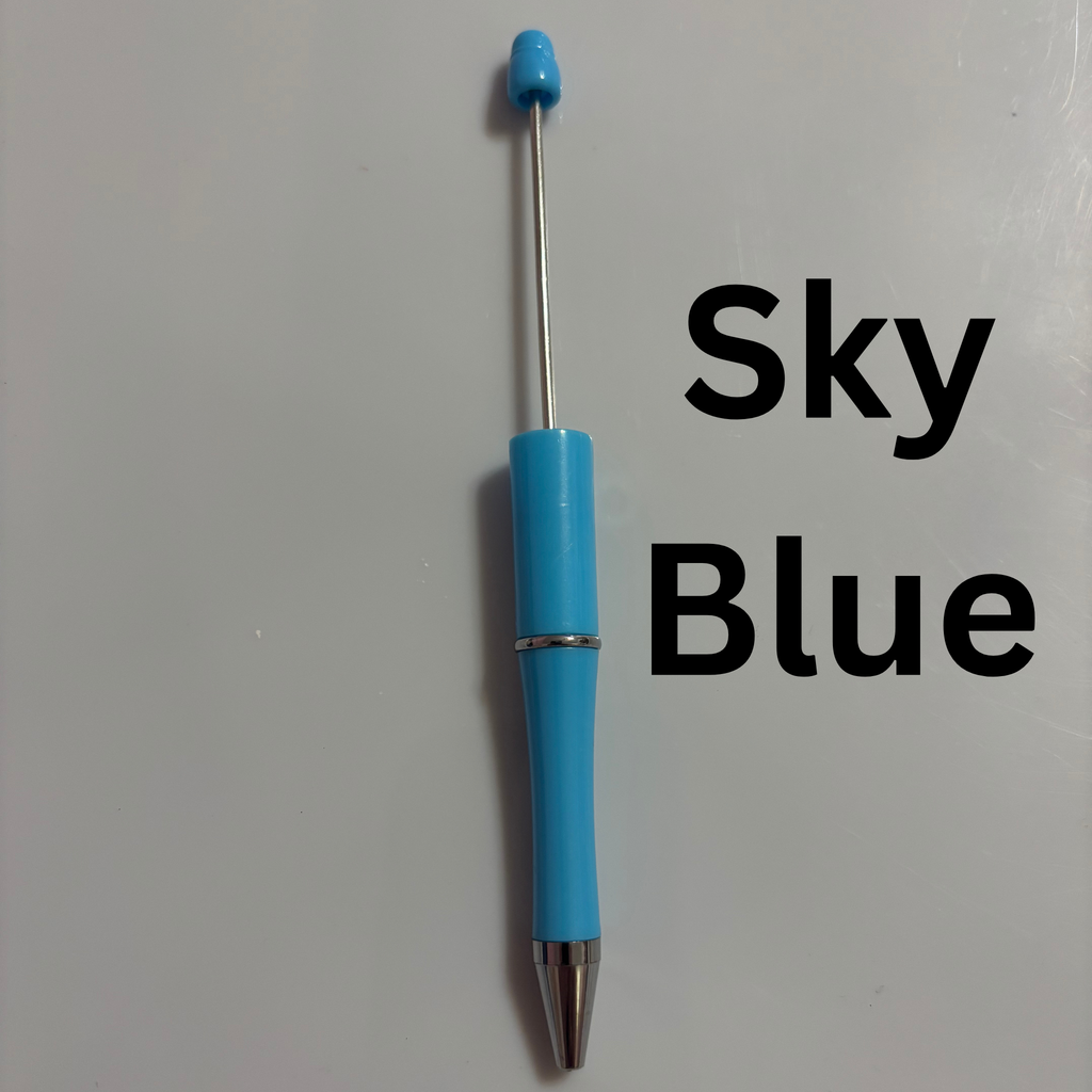 Blue Beadable Pens