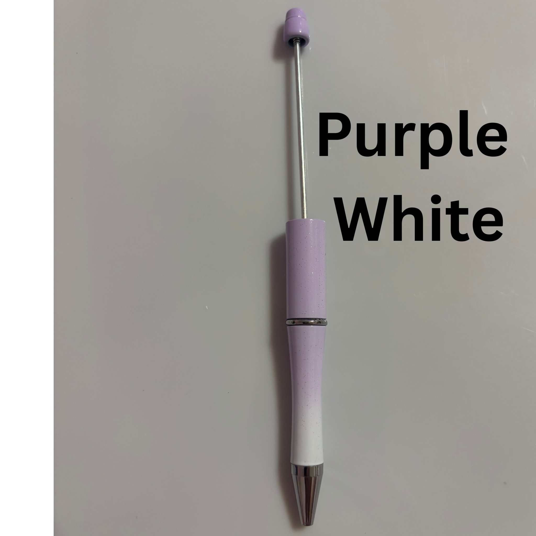 Ombre Glitter Beadable Pens