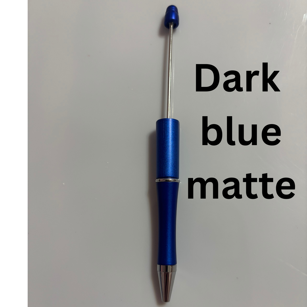 Blue Beadable Pens