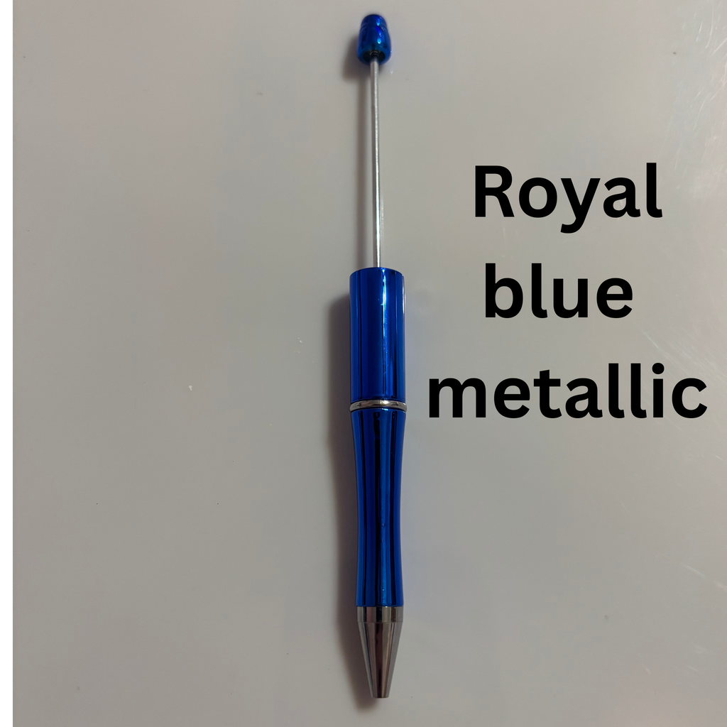 Blue Beadable Pens