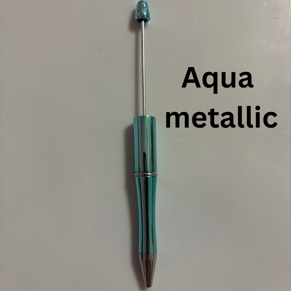 Blue Beadable Pens